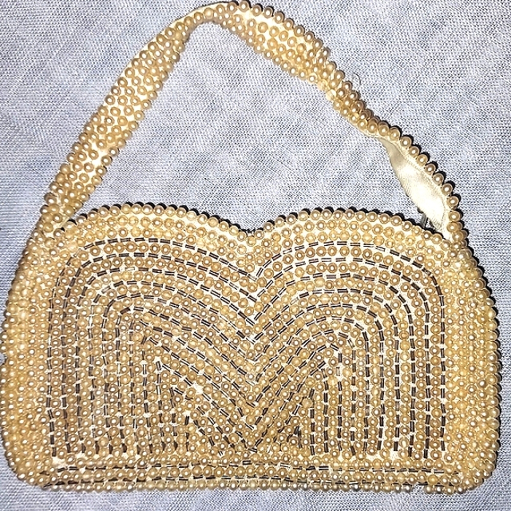 Beaded Antique little purse - gorgeous, unique & excellent condition!